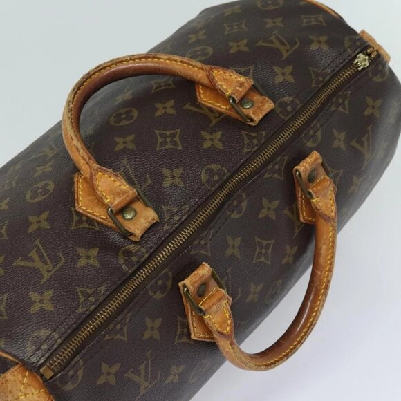 LOUIS VUITTON Monogram Speedy 35 Hand Bag - Picture 11 of 16